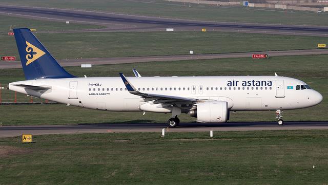 P4-KBJ:Airbus A320:Air Astana
